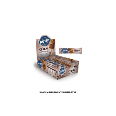 BARRA DE CEREAL - NUTRY - 20g CAPPUCCINO  - DP24